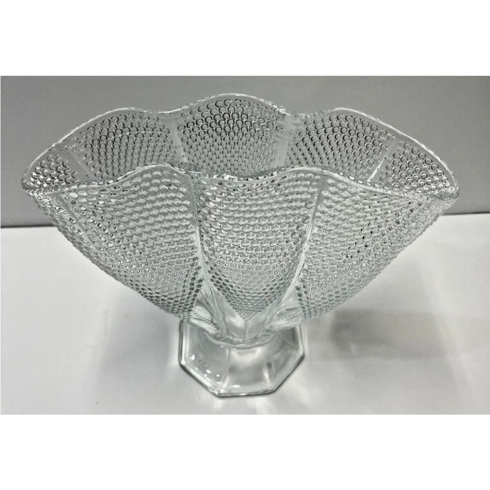 Rare Antique vintage Vase pressed glass